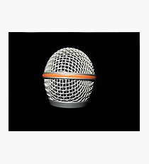 Music .. Mic! Photographic Print
