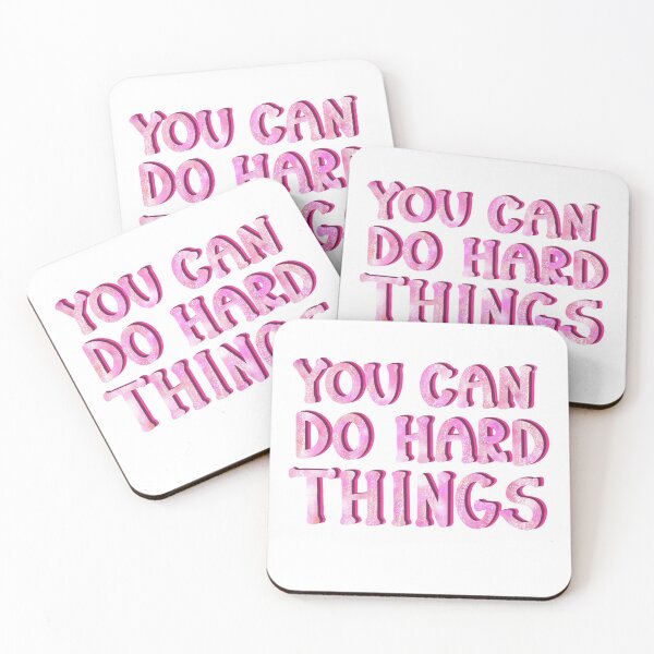 Item preview, "You Can Do Hard Things" (Jwade) Sticker designed and sold by gsnavelydesigns.