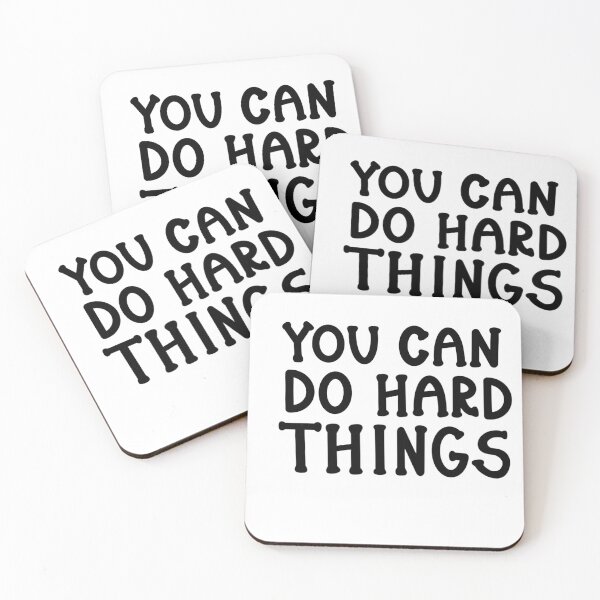 Item preview, "You Can Do Hard Things" (Ksnav) Sticker designed and sold by gsnavelydesigns.