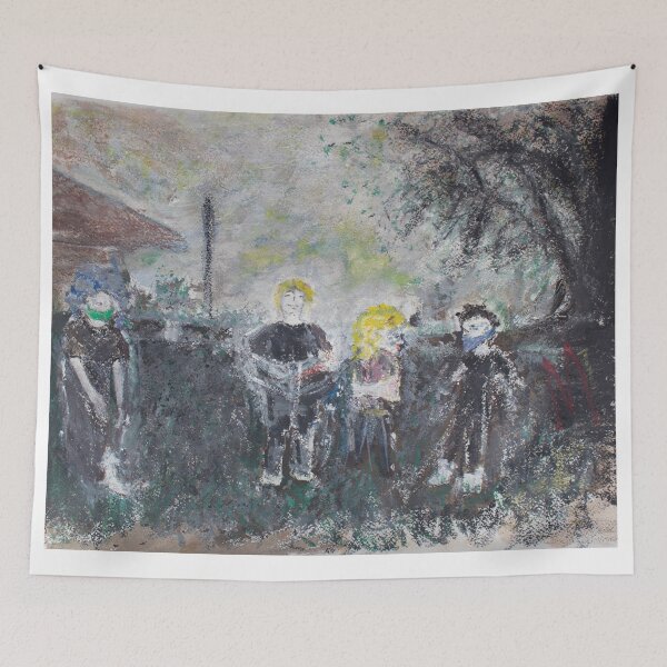 Item preview,  Visiting Grandma Societal Pandemic Art designed and sold by Marianne Madson.