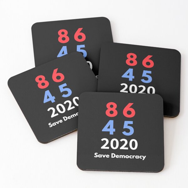 Item preview, 86 45 2020 - Save Democracy - Vote Trump Out Of Office designed and sold by emilybrownart.