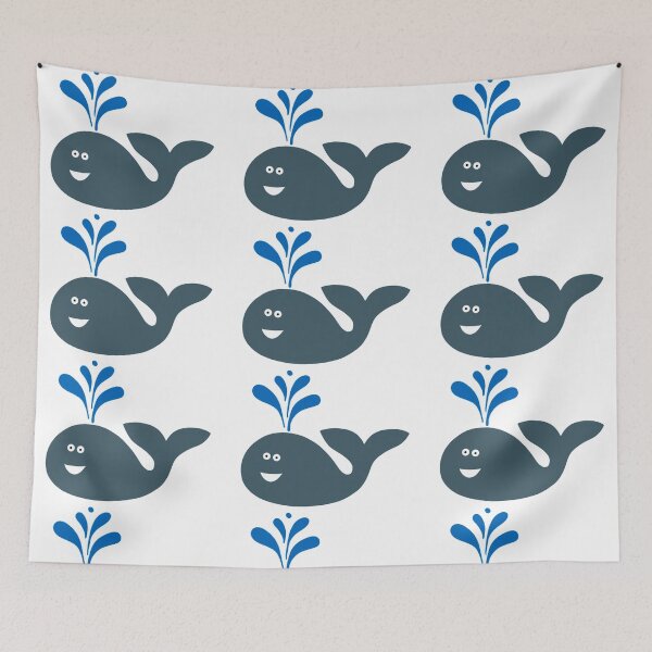 Item preview, Whale blowing water designed and sold by MarcSabuncu.