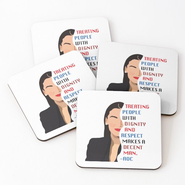 Item preview, AOC Quote- Dignity And Respect designed and sold by melinarae.