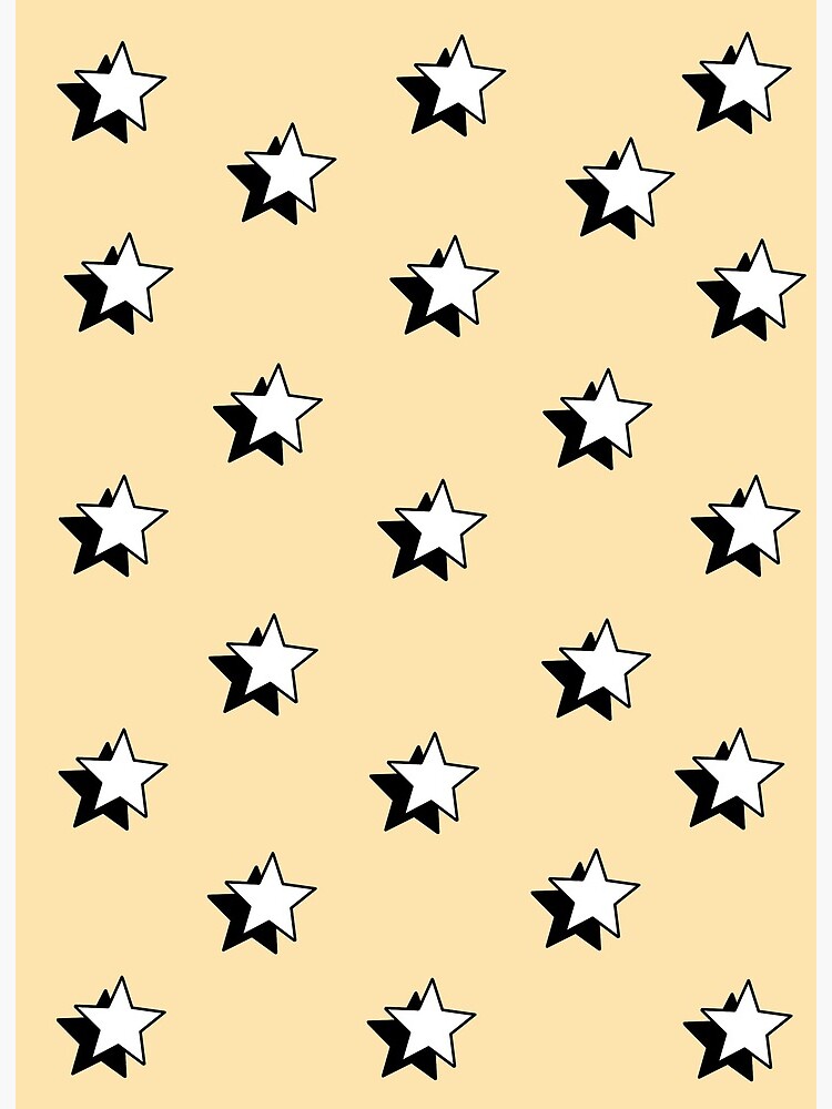 Aesthetic Pastel Yellow Stars