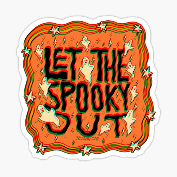Item preview, Let the Spooky Out in 3D designed and sold by doodlebymeg.