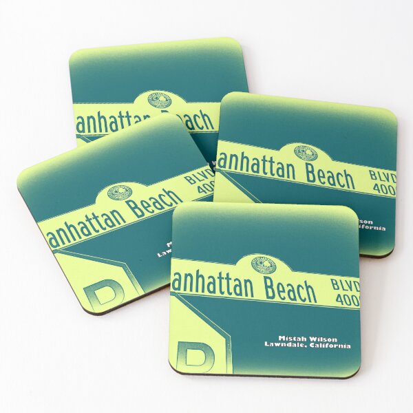 Item preview, Manhattan Beach Boulevard, Lawndale, California by Mistah Wilson designed and sold by The Street Sign Store.
