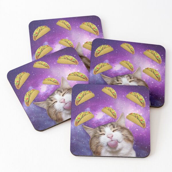 Item preview, Space Cat Tacos, I Love Tacos and Cats designed and sold by Sabbaht.