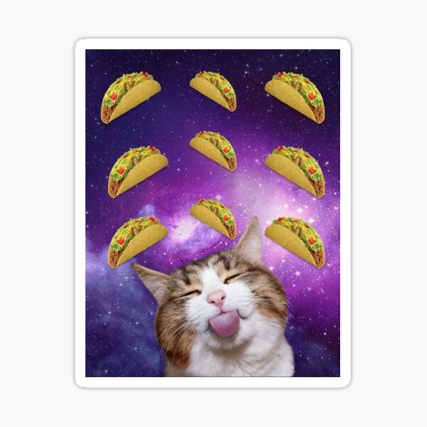 Item preview, Space Cat Tacos, I Love Tacos and Cats designed and sold by Sabbaht.