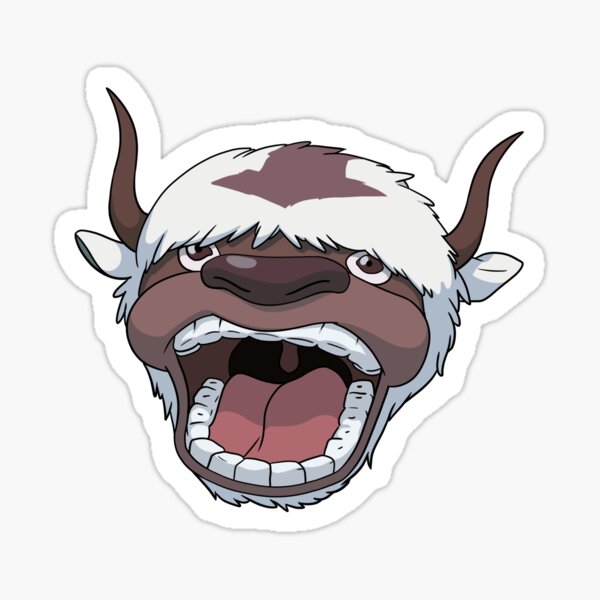 Screamin Appa Head Avatar Sticker For Sale By Reddtucker Redbubble 8873