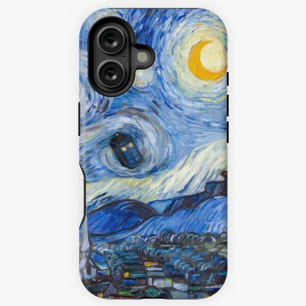 Item preview, Starry Night with Tardis designed and sold by Theresa  Pisani.