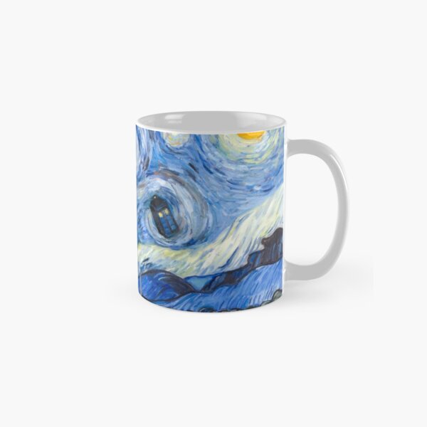 Aperçu de l'œuvre Nuit étoilée avec Tardis créée et vendue par Theresa  Pisani.