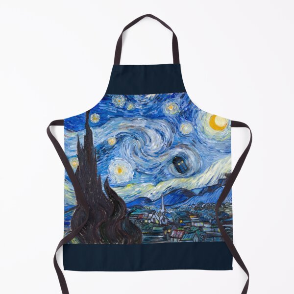 Starry Night with Tardis Apron