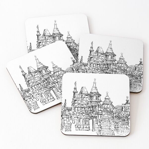Item preview, New York City Skyline Before the Fall of Atlantis, TeresaTown at Redbubble,  2020 designed and sold by Mark Stansberry.