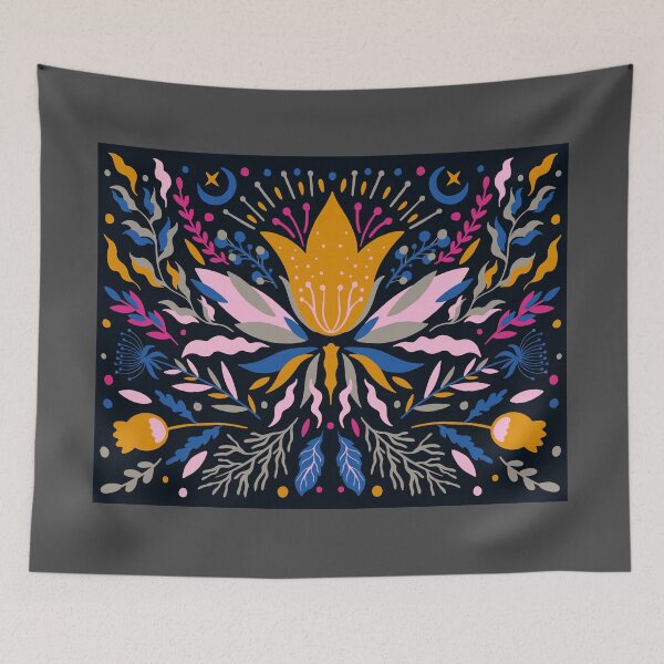 Item preview, Oragnge Folk Ornament designed and sold by mischellero.
