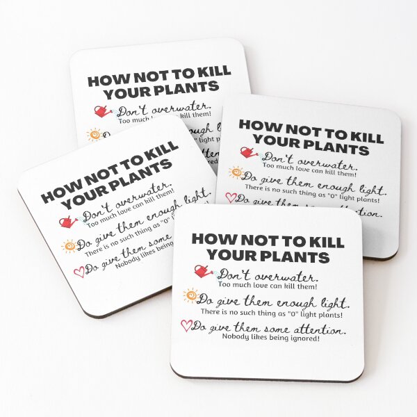 Item preview, How not to kill your plants designed and sold by FunWithFoliage.