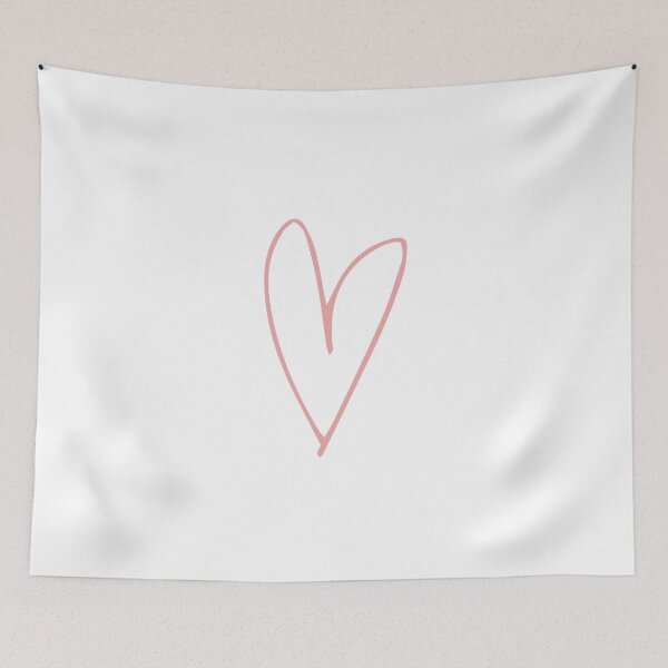 Item preview, dainty pink heart designed and sold by leonardlaura.