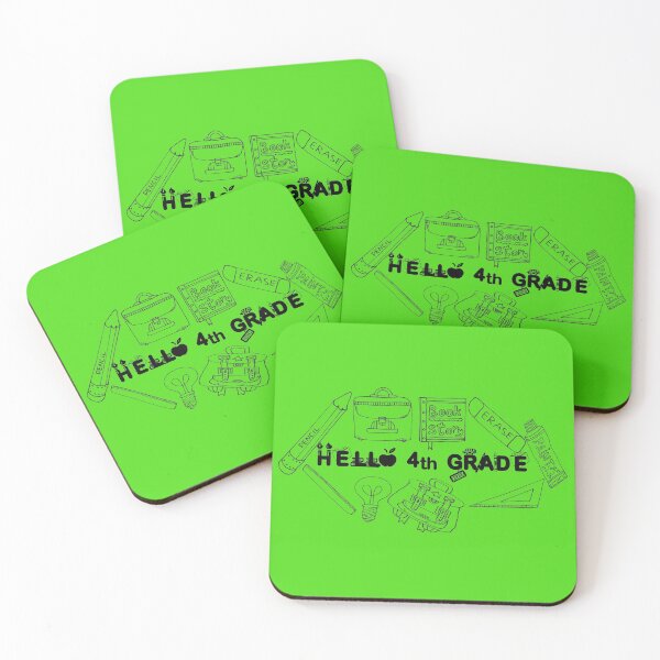 Item preview, Hello 4th Grade, Back to School designed and sold by marosharaf.