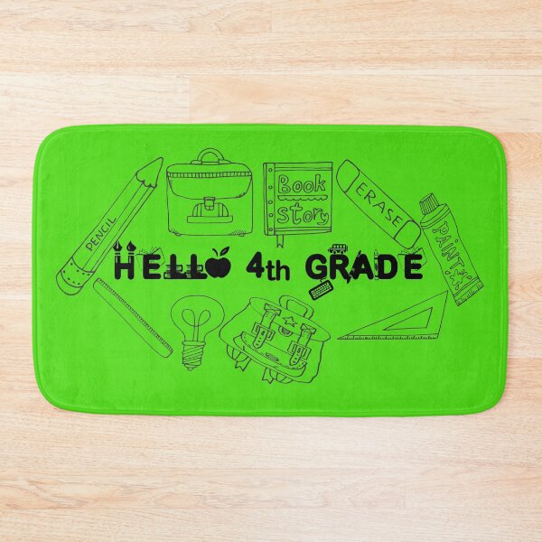 Item preview, Hello 4th Grade, Back to School designed and sold by marosharaf.