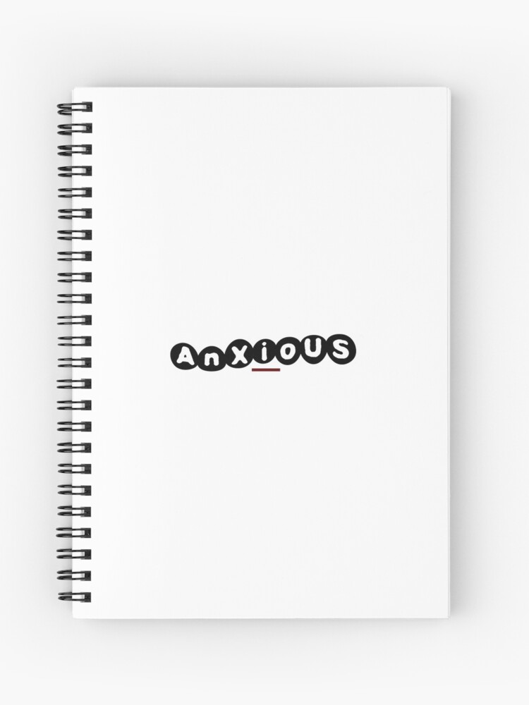 Thumbnail 1 of 3, Journal, Anxious designed and sold by creativezclub.