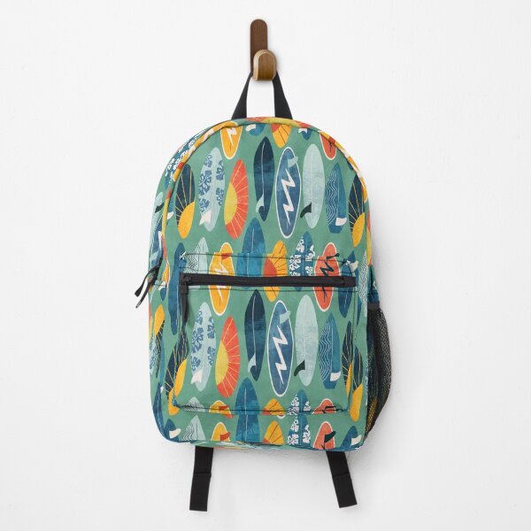 DEEP SALTWATER FISHING COLLAGE Backpack by Gloria Sanchez Artist