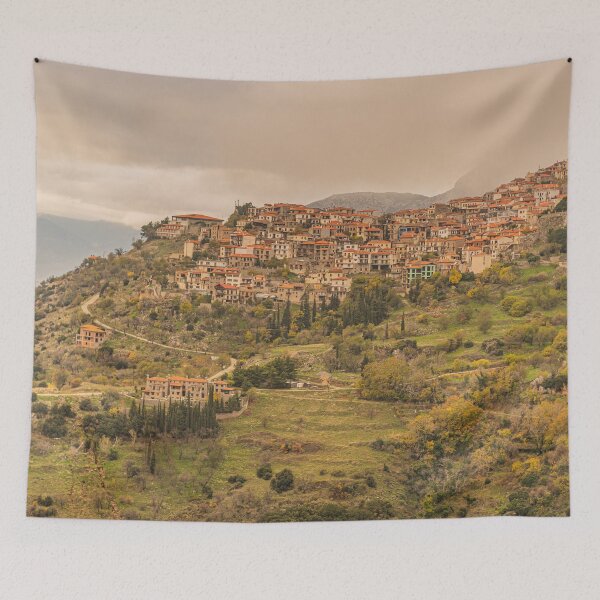 Item preview, Neighborhood of Arachova designed and sold by KensLensDesigns.