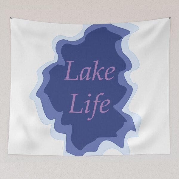 Item preview, Purple Ombre Lake Life designed and sold by ArtsyRabbit.