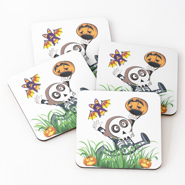 Artikelvorschau, Netter Trick or Treat Fledermausangriff auf verrücktes Skelettkind entworfen und verkauft von dcohea.