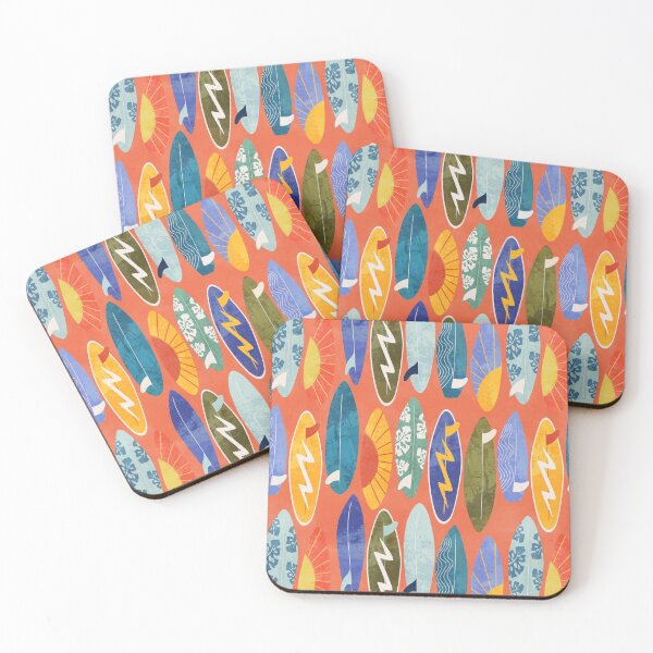 Aperçu de l'œuvre Planche de surf orange créée et vendue par Lidiebug.