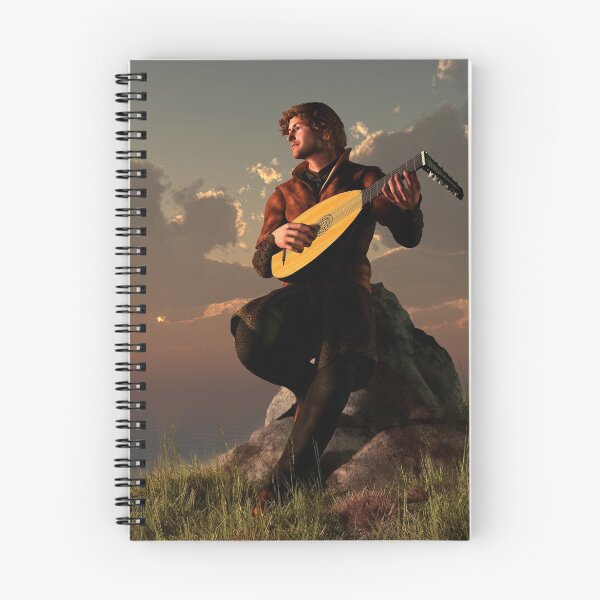 Item preview, Bard with Lute designed and sold by Daniel Eskridge.