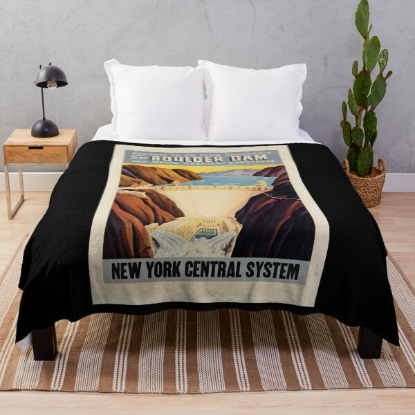 Item preview, Boulder Dam retro poster designed and sold by CorasPosters.