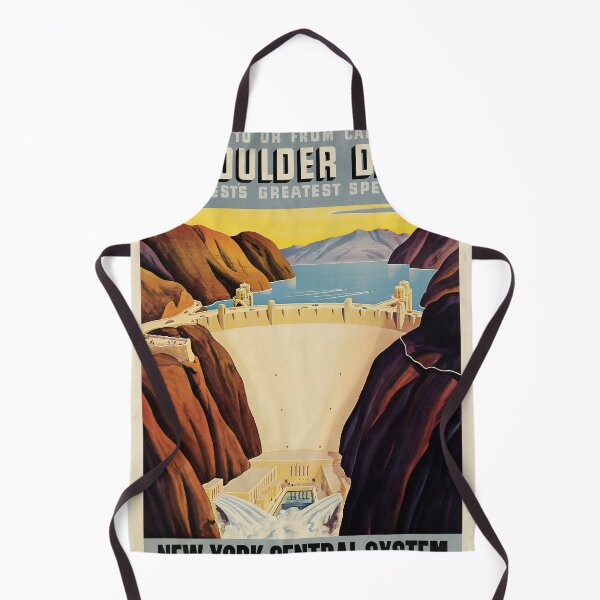 Item preview, Boulder Dam retro poster designed and sold by CorasPosters.