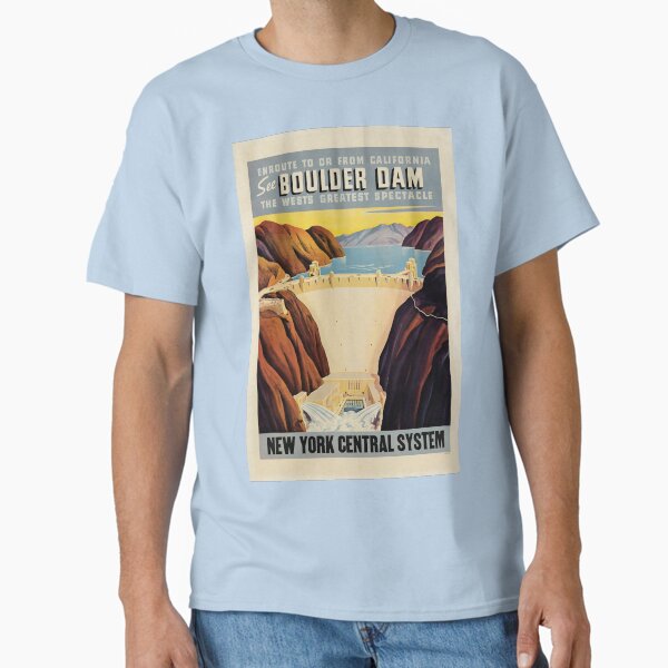 Item preview, Boulder Dam retro poster designed and sold by CorasPosters.