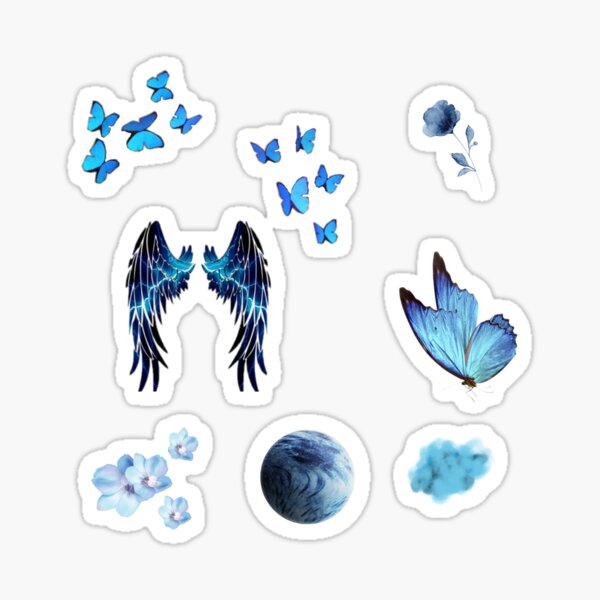 Item preview, Blue Sticker Pack designed and sold by Dalia0220.