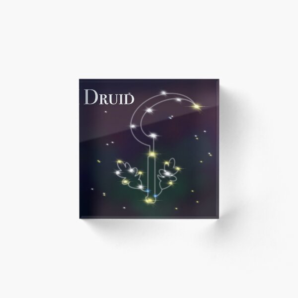 Druid Constellation Acrylic Block