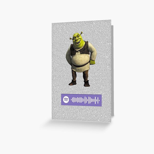 Shrek Greeting Cards Redbubble