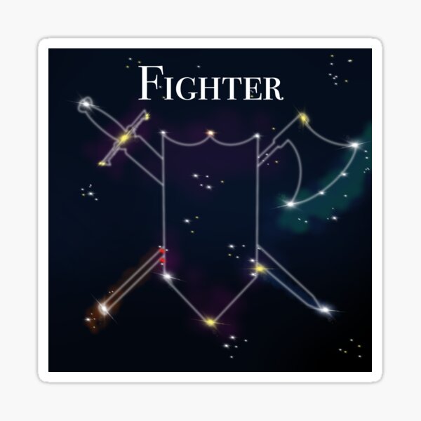 Fighter Constellation Sticker