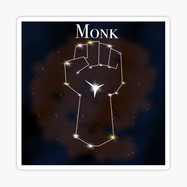 Monk Constellation Sticker