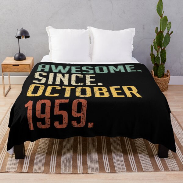 Item preview, Awesome Since October 1959 61st Birthday Gift 61 Years Old Vintage October 1959 designed and sold by Takatv.