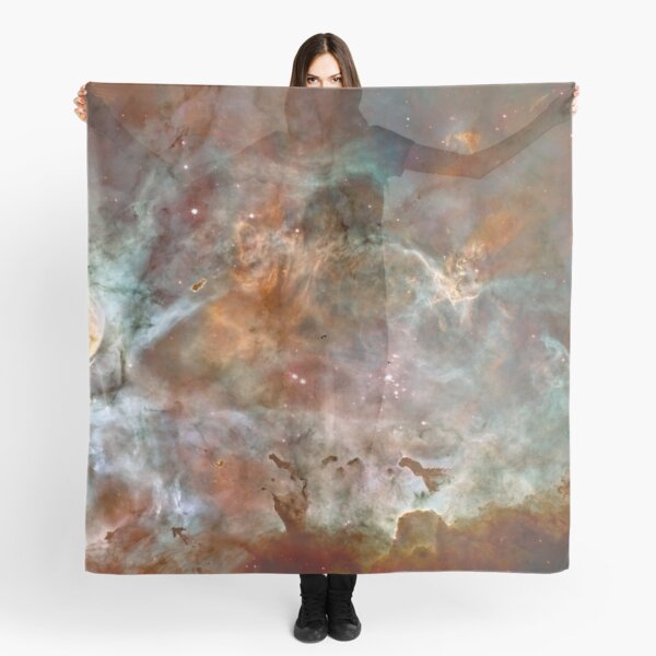 Hubble’s view of the Carina Nebula shows star birth in a new level of detail. Scarf