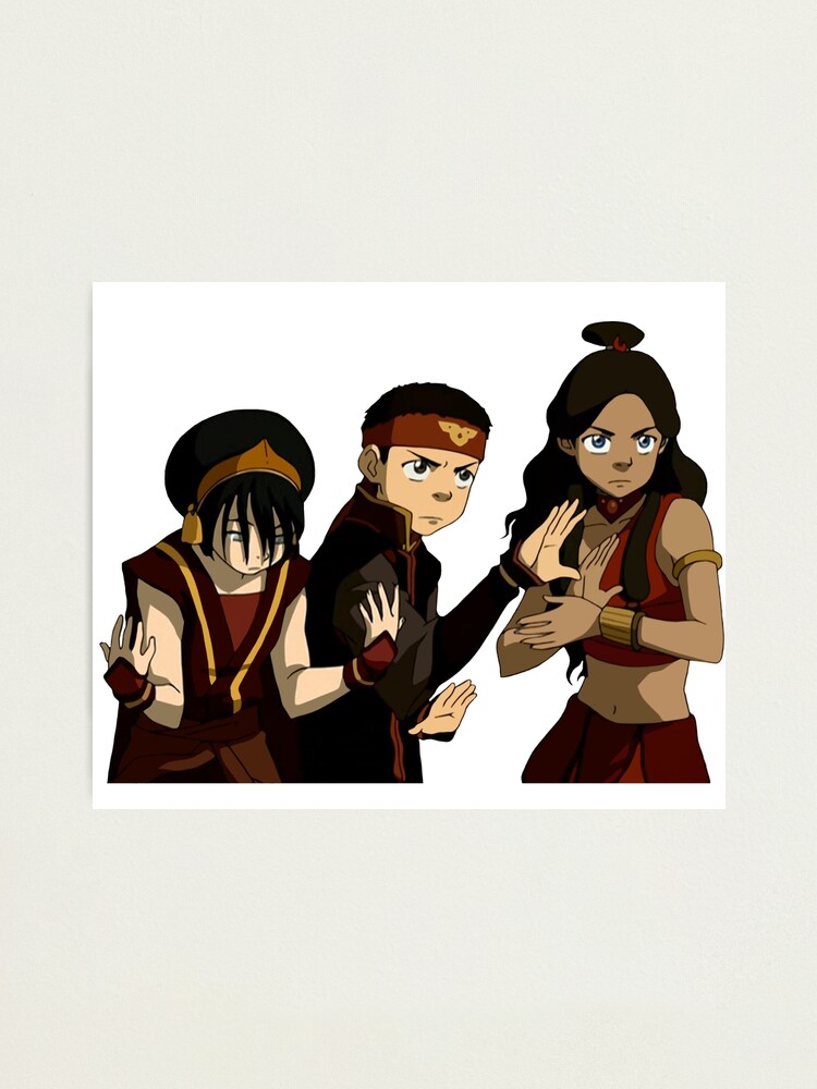 Aang Toph And Katara Avatar Photographic Print For Sale By Blueeyes374 Redbubble