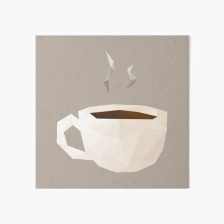 Artikel-Vorschau von Kaffee Tasse Low Poly, designt und verkauft von frangipaniarts.