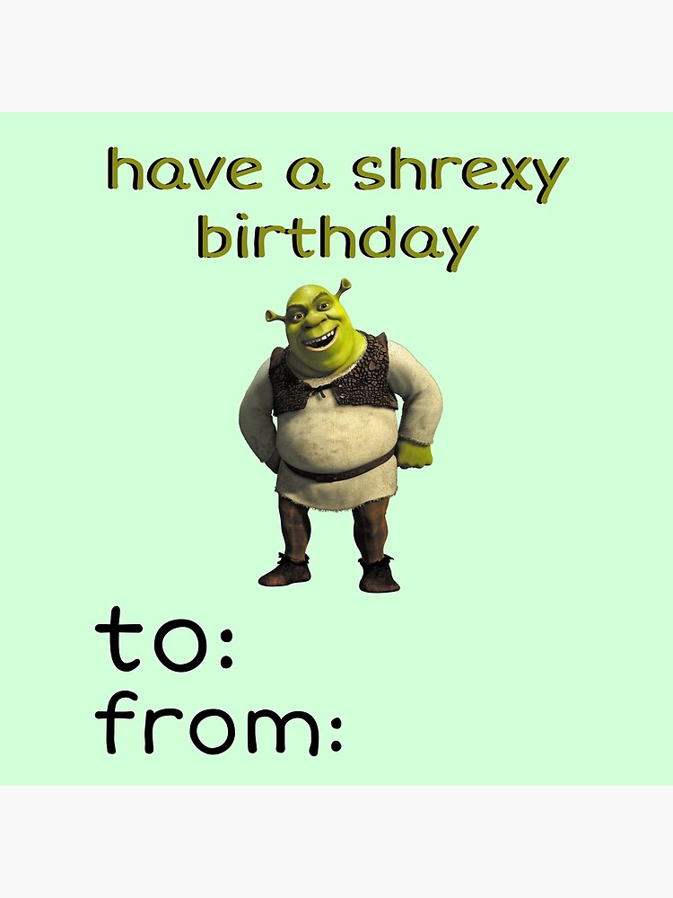 Shrek meme | Greeting Card