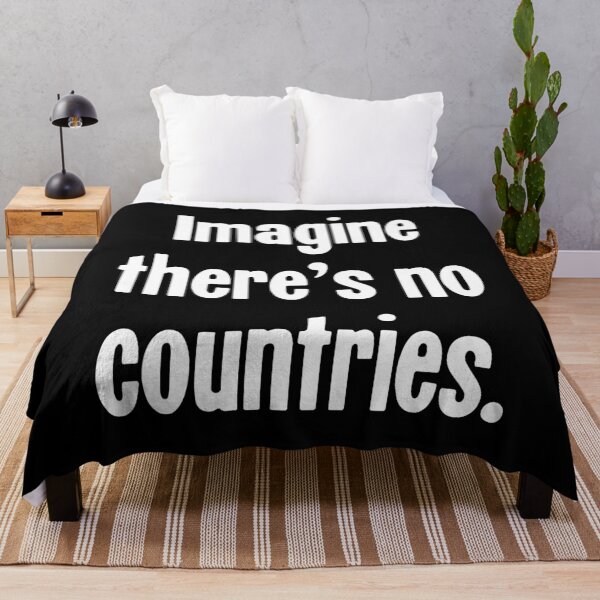 Item preview, Imagine There's No Countries designed and sold by Good-Looking Corpse.