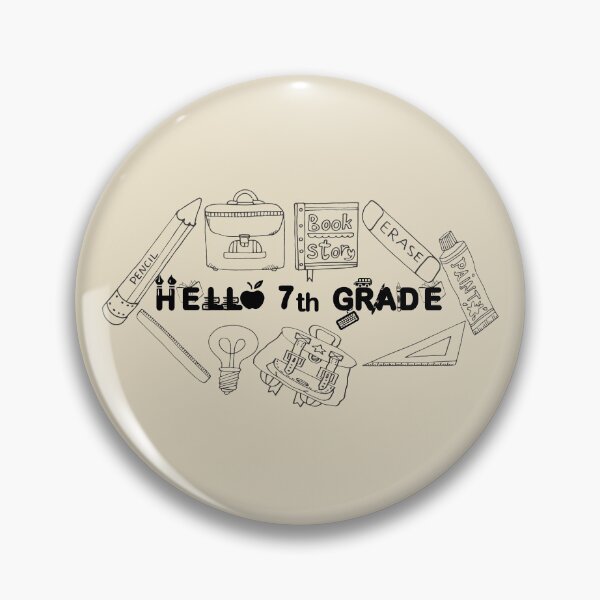 Item preview, Hello 7th Grade, Back to School designed and sold by marosharaf.