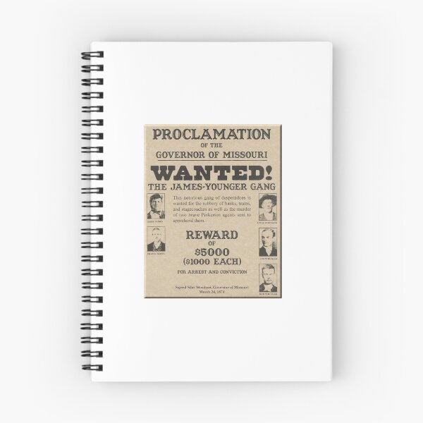 Item preview, Proclamation James Younger Gang designed and sold by Lawrence Baird.