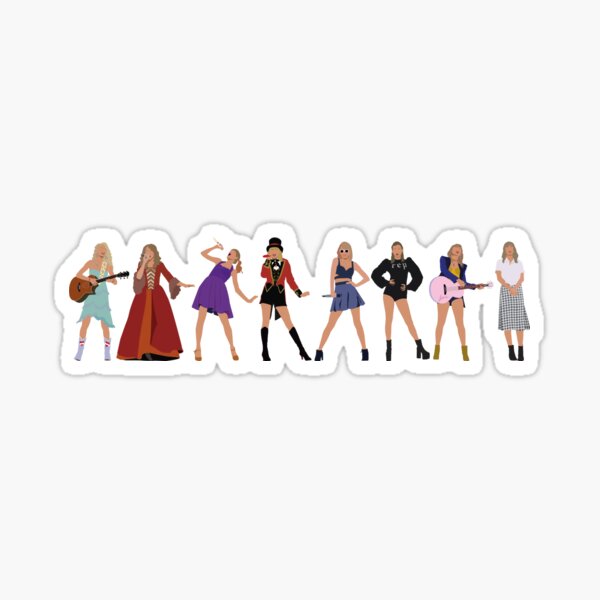 Taylor Swift Eras sticker – PaintedPalletDesigns