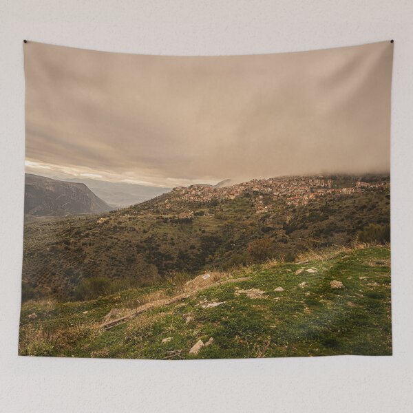 Item preview, Mountain Neighborhood of Arachova designed and sold by KensLensDesigns.