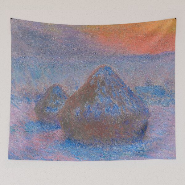 Item preview, Painting Art, Claude Monet Artist Paintings, Stacks of Wheat designed and sold by SasyJamArt.