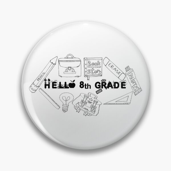 Item preview, Hello 8th Grade, Back to School designed and sold by marosharaf.