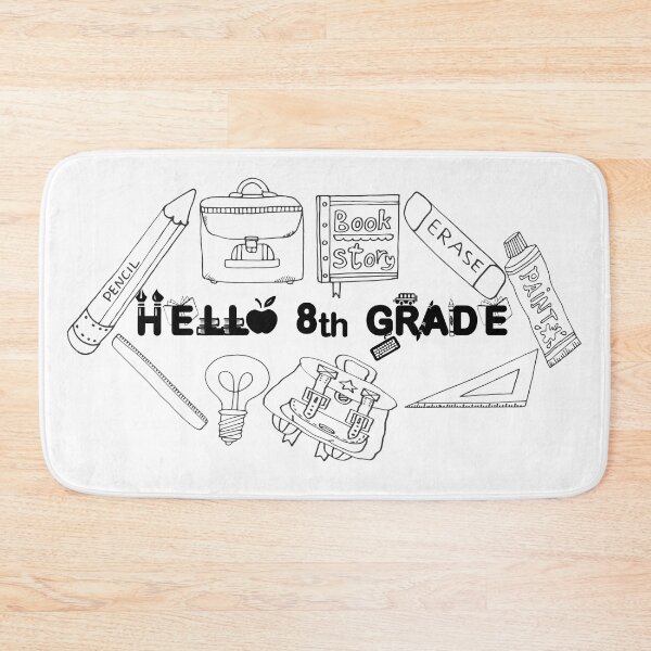 Item preview, Hello 8th Grade, Back to School designed and sold by marosharaf.